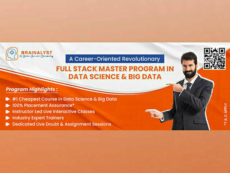 Elevate Your Tech Career With Brainalyst’s Full Stack Master Program In Data Science And Big Data