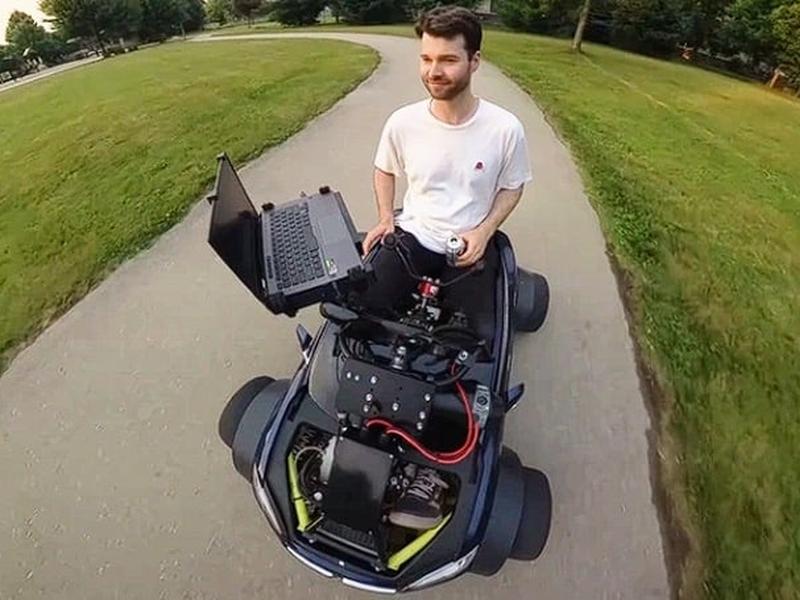 Tesla Go-kart Upgraded With Self-driving Autopilot