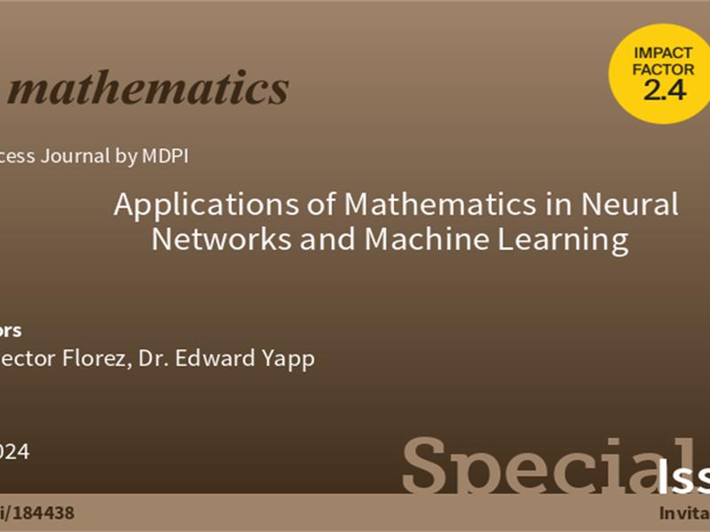 Applications Of Mathematics In Neural Networks And Machine Learning