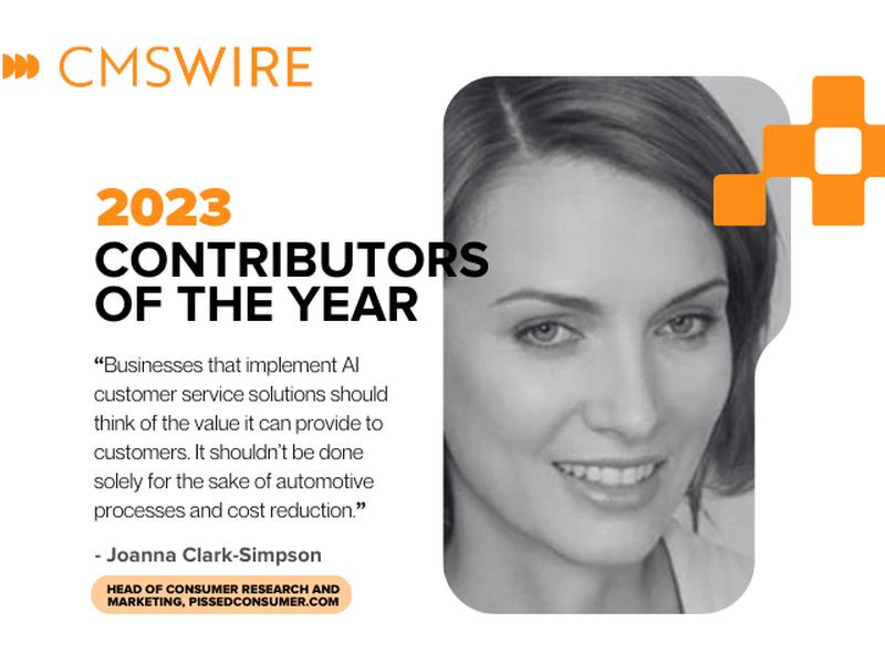 2023 Cmswire Contributors Of The Year: Joanna Clark-simpson