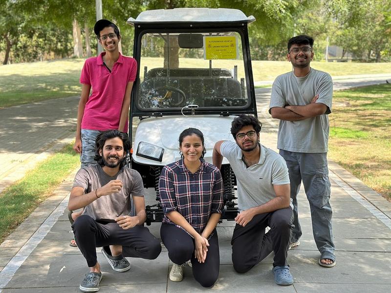 Driverless Vehicle For Students: Iit Gandhinagar Students Develop Fully Autonomous Vehicle