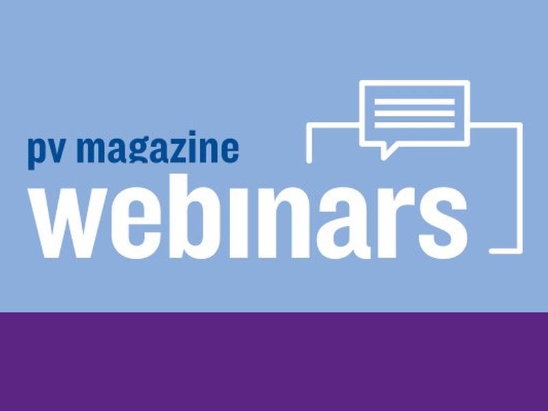 Pv Magazine Webinar