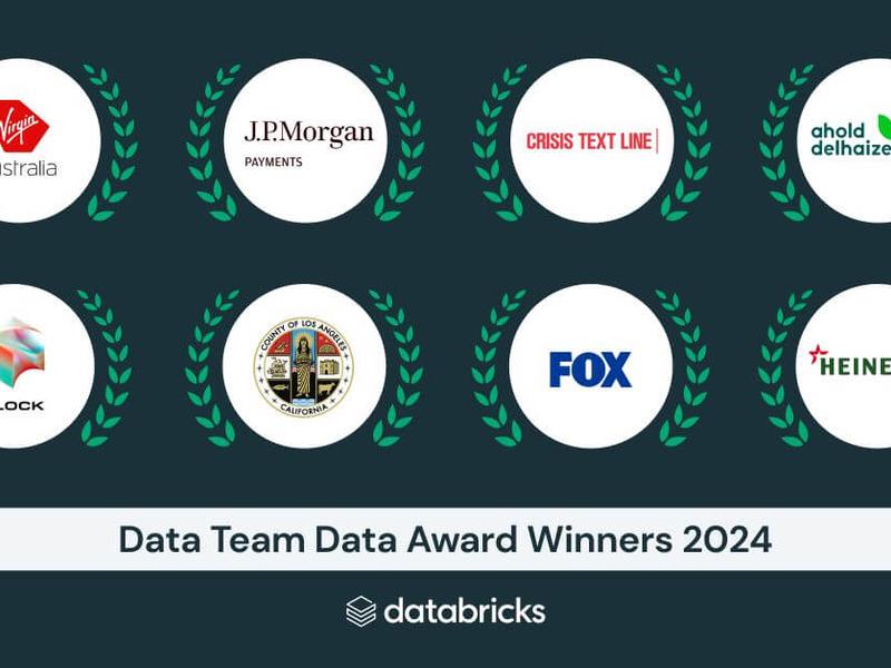 Announcing The Winners Of The 2024 Databricks Data Team Awards