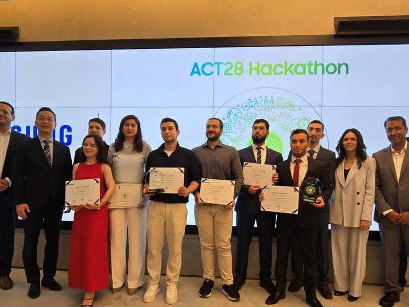 Samsung And Undp Award Winners Of ‘act28 Ai For Climate’ Hackathon At The Uae’s Ai Retreat 2024