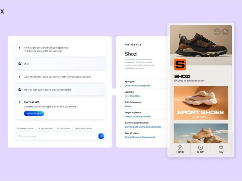 Wix Now Lets You Build A Mobile App Using An Ai-powered Chatbot