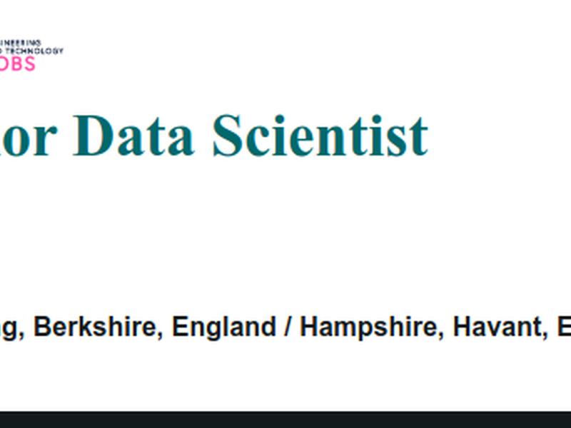 Senior Data Scientist