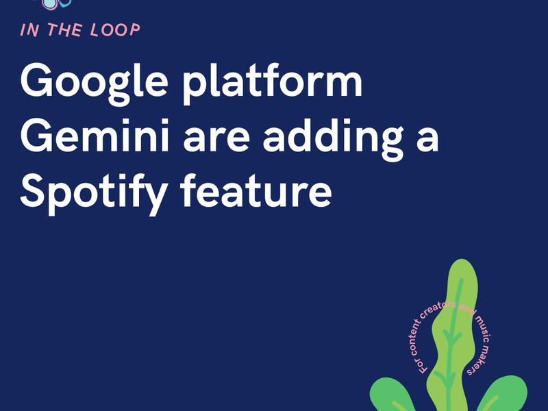 Google Platform Gemini Adds Spotify Feature