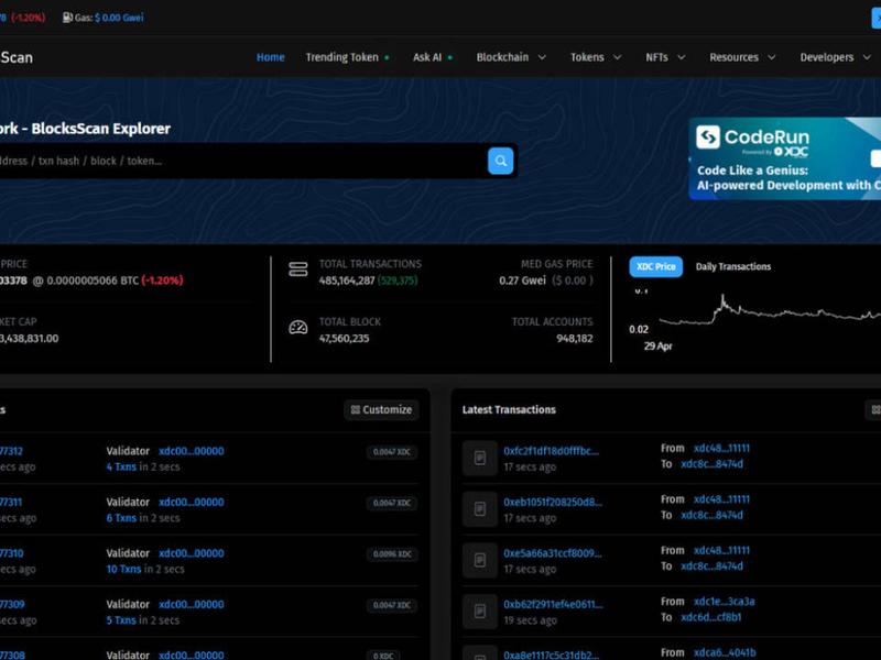 Blocksscan Unveils Xdc Explorer Version 2 With Powerful New Features