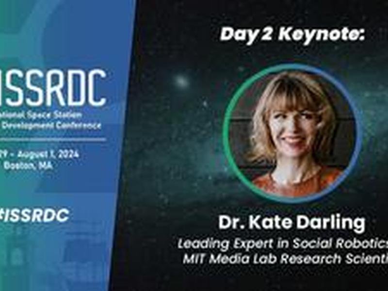‘mistress Of Machines’ Kate Darling To Deliver Issrdc Keynote Address Focused On Robotics And Society