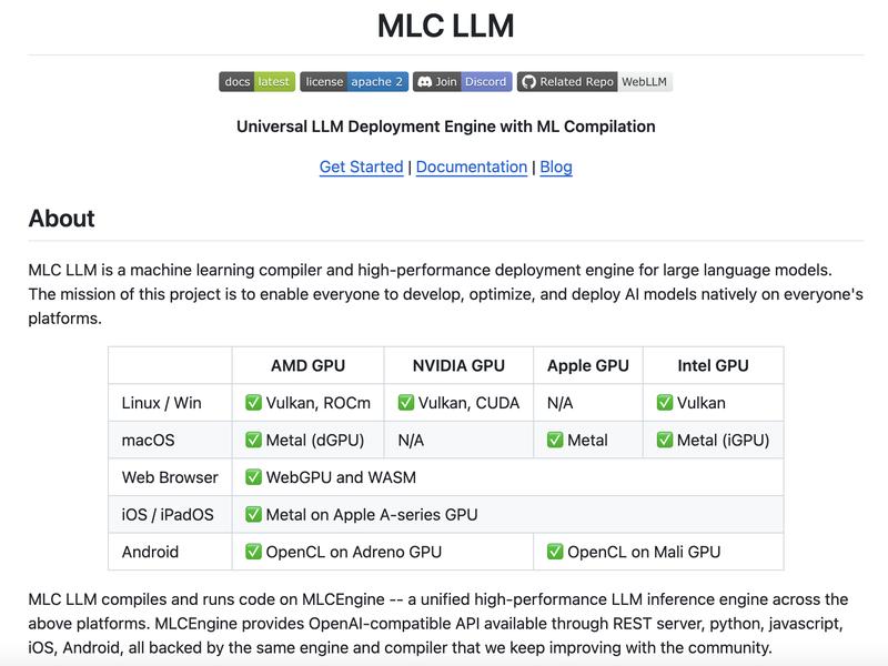 Mlc Llm: Universal Llm Deployment Engine With Machine Learning Ml Compilation