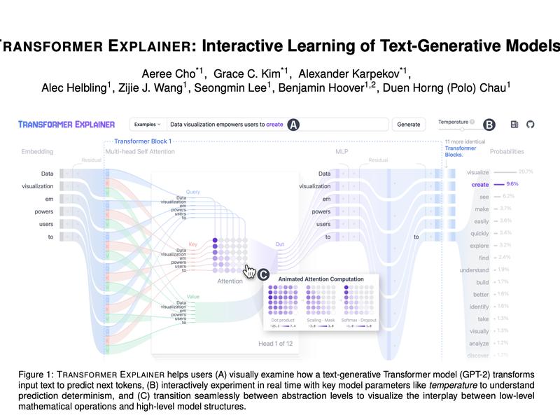 Transformer Explainer: An Innovative Web-based Tool For Interactive Learning And Visualization Of Complex Ai Models For Non-experts